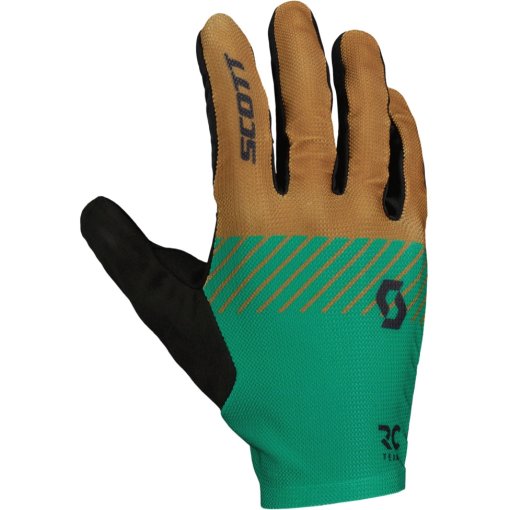 Photo produit de SCOTT Gants Vélo - RC Team LF - bread brown/amazon green