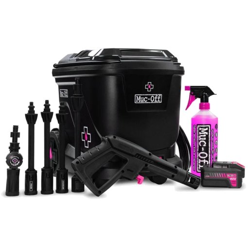 Photo produit de Muc-Off Mobile Pressure Washer Starter Bundle - Nettoyeurs haute pression + nettoyeurs pour vélos