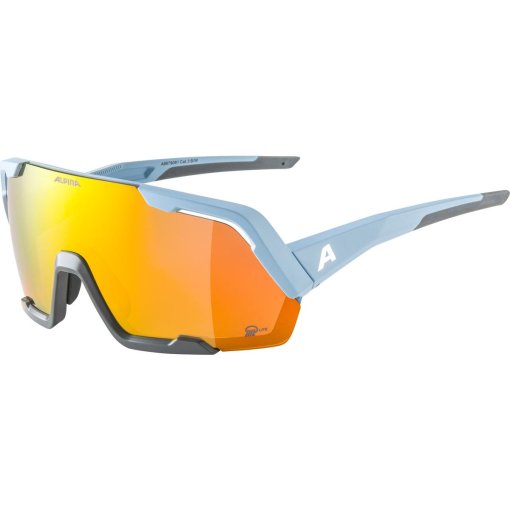 Foto de Alpina Rocket Q-Lite Gafas - smoke-blue matt/mirror gold