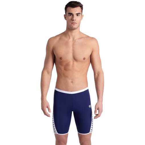 Produktbild von arena Performance Icons Solid Jammer Badehose Herren - Navy/White