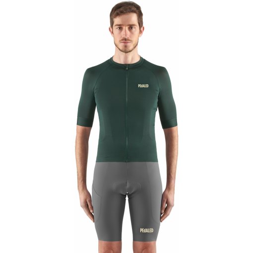Immagine prodotto da PEdALED Maglia a Maniche Corte Uomo - E. Lightweight - Dark Green