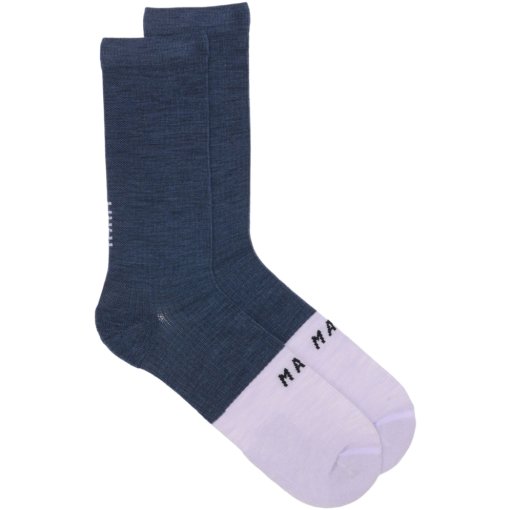 Photo produit de MAAP Road Team Merino Chaussettes - carbon blue/thistle
