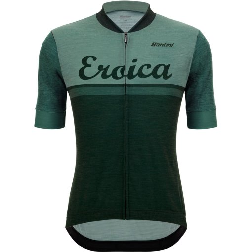 Immagine prodotto da Santini Maglia a Maniche Corte Uomo - Eroica Valle Wool ER94075CVALLE - verde VE