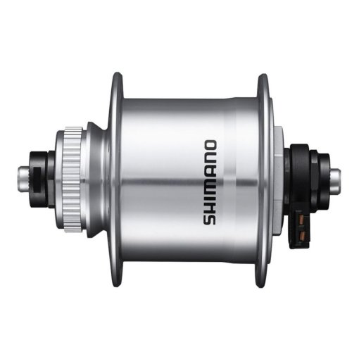 Foto de Shimano DH-UR700-3D Hub Dynamo - Centerlock - QR - silver