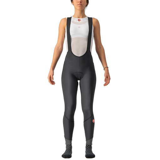 Foto de Castelli Culotte con Tirantes Ciclismo Mujer - Velocissima DT - black/black reflex 110