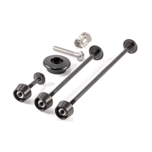 Foto de Pitlock Set 02/GA FW + RW + Saddle Clamp + Ahead Lock - black / Plug: black