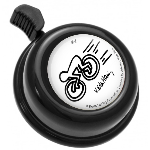 Produktbild von Liix Colour Bell Fahrradklingel - Keith Haring Racing Black