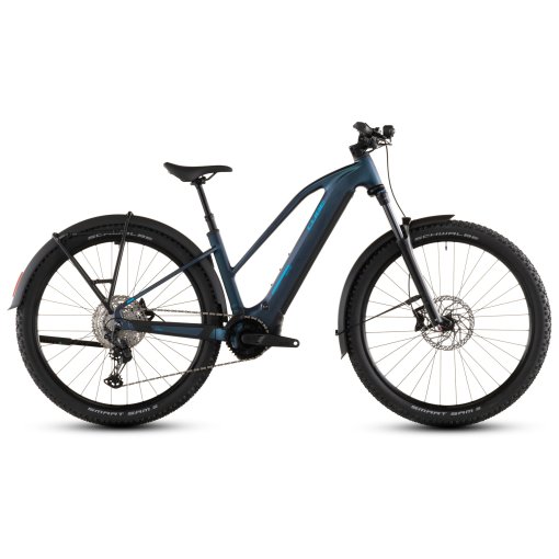 Foto de CUBE Bicicleta Eléctrica de Montaña - REACTION HYBRID Pro 800 FE - Trapeze - 2026 - 27.5“ – nebular / dazzle