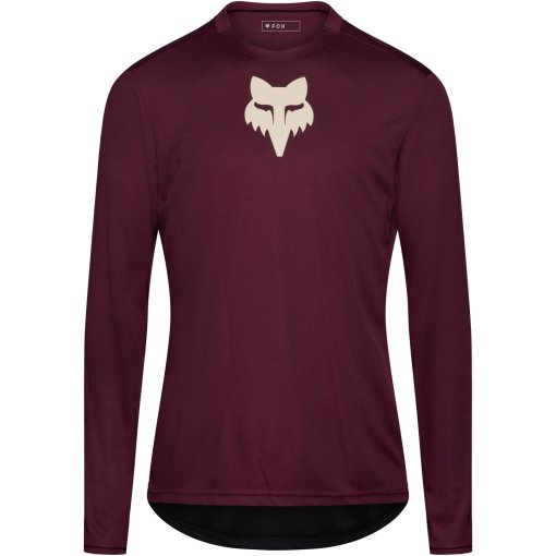 Picture of FOX Ranger MTB Long Sleeve Jersey Men - Fox Head - dark maroon