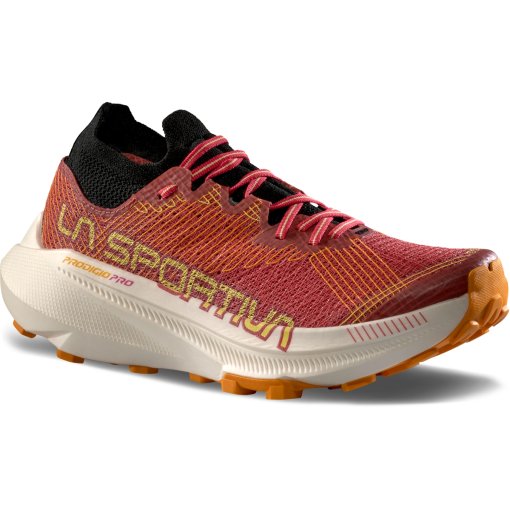 Picture of La Sportiva Prodigio Pro Running Shoes Women - Mineral Red/Banana