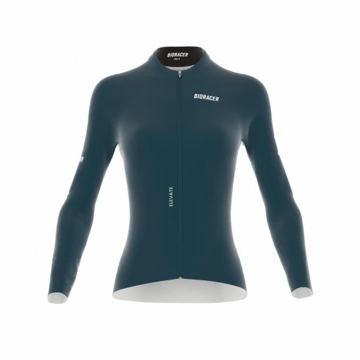 Photo produit de Bioracer Epic Maillot cyclisme à manches longues pour femmes - graphite blue