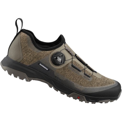 Photo produit de Shimano Chaussures Vélo Femme - ET701 - Marron