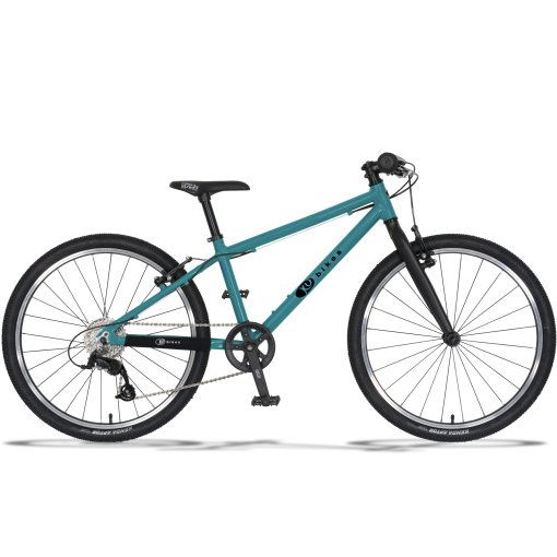 Photo produit de KUbikes 24L MTB 8-Speed Kids Bike - turquoise glitter
