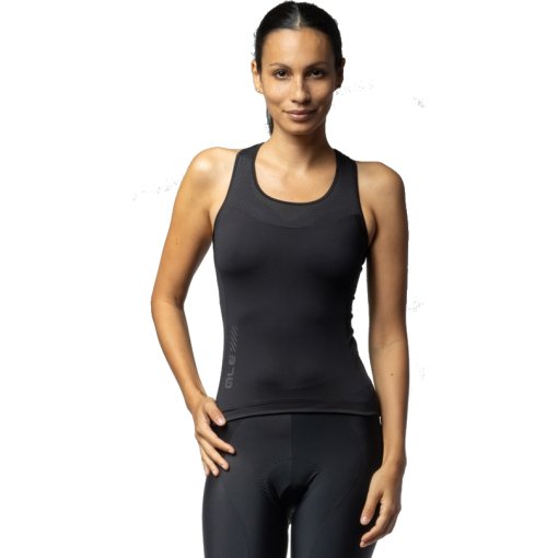 Foto de Alé PRAGMA Maillot Ciclismo sin Mangas Mujer - Color Block - negro