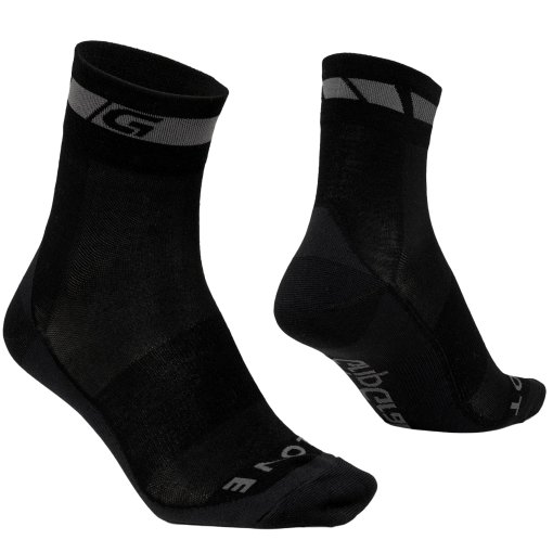 Produktbild von GripGrab Merino Regular Cut Socken - Schwarz