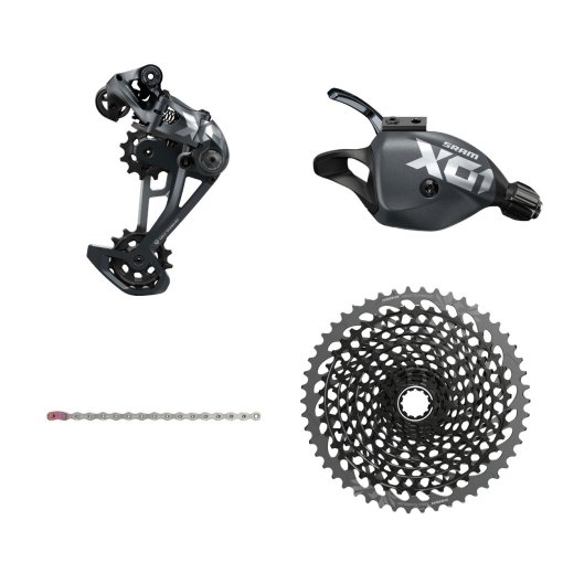 Produktbild von SRAM X01 Eagle 1x12-fach Upgrade Kit - Trigger-Schalter - 10-50 Z. Kassette - Lunar