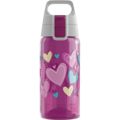 Produktbild von SIGG VIVA ONE Kinder Trinkflasche 0.5L - Hearts