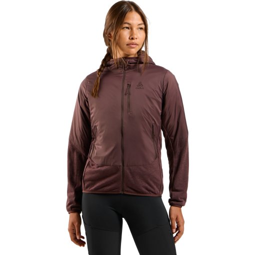 Foto de Odlo Chaqueta Térmica Mujer - Ascent Wool Hybrid - fudge