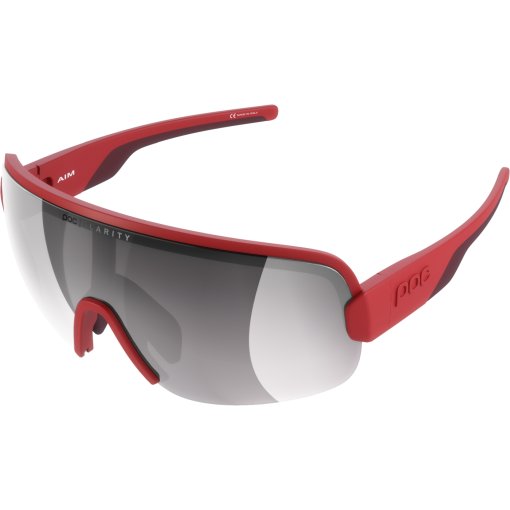 Produktbild von POC Aim Brille - Prismane Red - Clarity Road/Sunny Silver