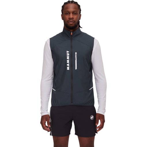Foto de Mammut Chaleco Híbrido Hombre - Aenergy Trail Running Windbreaker - negro