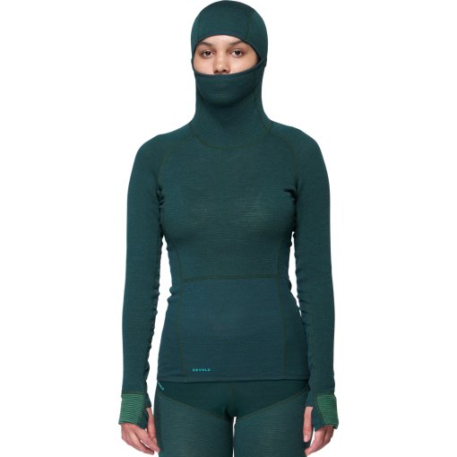 Immagine prodotto da Devold Maglia con Cappuccio Donna - Tuvegga Merino - 427A Woods