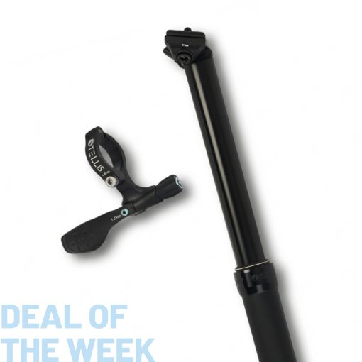 Picture of SDG Tellis V2 Dropper Seatpost + Remote Lever 2.0 - Travel 200mm | Clamp - Special Offer