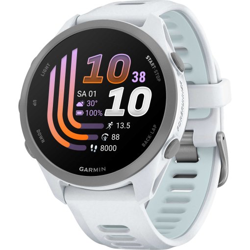 Picture of Garmin Forerunner 170 Music GPS Running Watch - Stone White