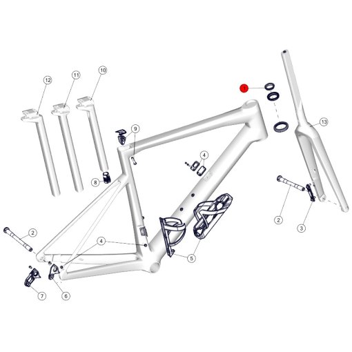 Photo produit de BMC Headset B13 for Teammachine SLR01 / SLR / Roadmachine 01 (MY 2021) - 30000704