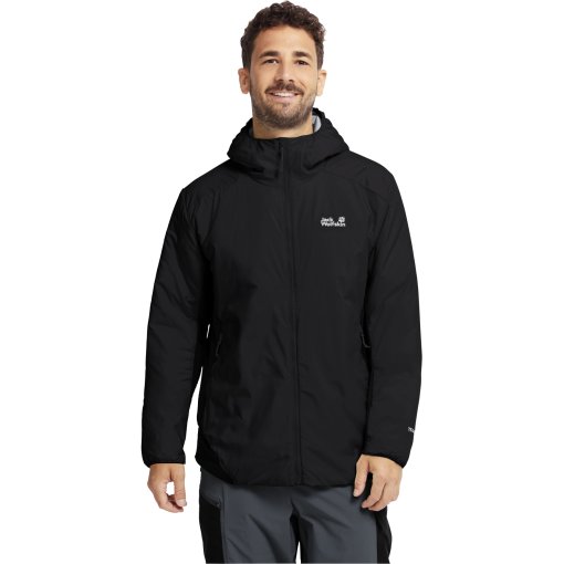 Productfoto van Jack Wolfskin Trail Light Hybride jas voor heren - black