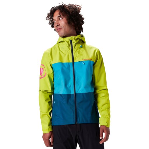 Foto de Endura Chaqueta Impermeable Hombre - SingleTrack II - lime green