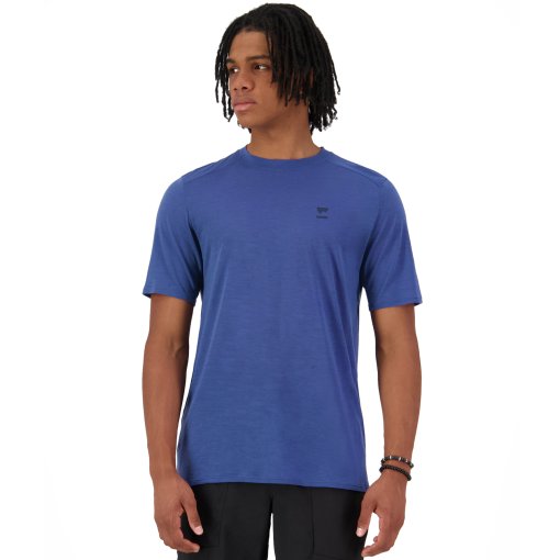 Produktbild von Mons Royale Aero Ultralight Merino T-Shirt Herren - prussian