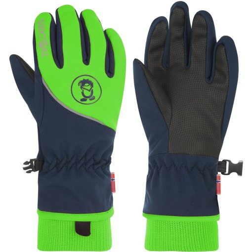 Foto de Trollkids Guantes Niño - Trolltunga - Navy/Bright Green