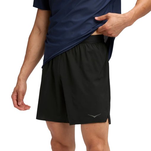 Photo produit de Hoka Glide 7&quot; 2in1 Shorts pour hommes - black