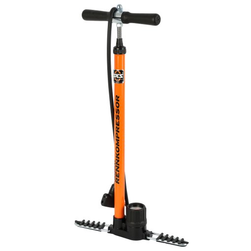 Immagine prodotto da SKS Pompa da Pavimento - Rennkompressor con Testa Multivalve EASY - arancione