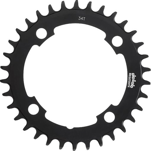 Produktbild von FSA 1X Aluminium Kettenblatt Megatooth 4-Arm 104mm - schwarz