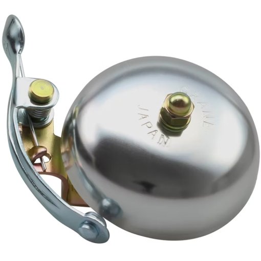 Foto van Crane Bell Co. Suzu Fietsbel - Steel Band Mount - matte silver