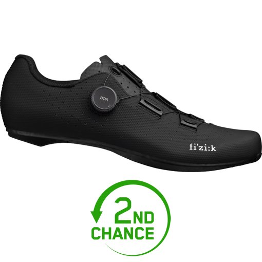 Produktbild von Fizik Tempo Decos Carbon Rennradschuhe Unisex - Breit - schwarz/schwarz - B-Ware