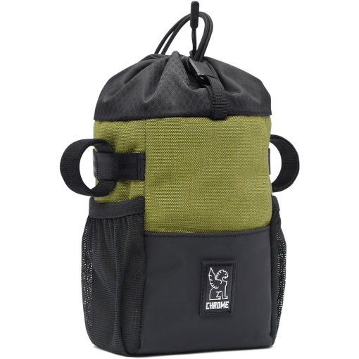 Bild von CHROME Doubletrack Feed Bag Tasche für Lenker, Vorbau, Gürtel - olive branch