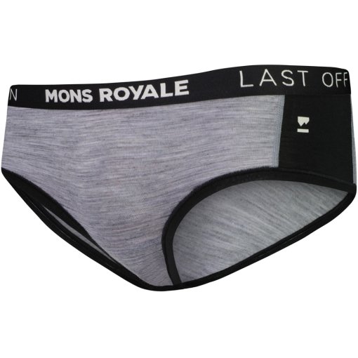 Foto de Mons Royale Braga Culotte Mujer - Sylvia Boyleg - grey heather / negro