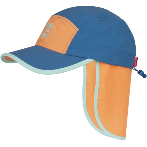 Productfoto van Trollkids Troll XT Zonnehoed met Nekflap Kinderen - Cornflower/Coral Haze/Morning Dew