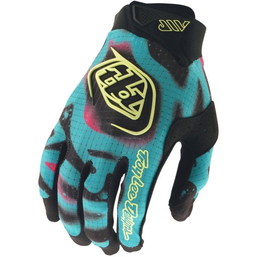 Foto de Troy Lee Designs Guantes Niños - Air - Membrane Black/Glo Yellow