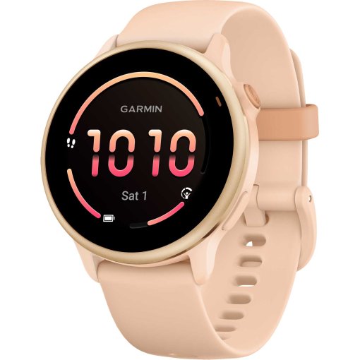 Produktbild von Garmin vívoactive 6 GPS Smartwatch - pink dawn/pink dawn metallic