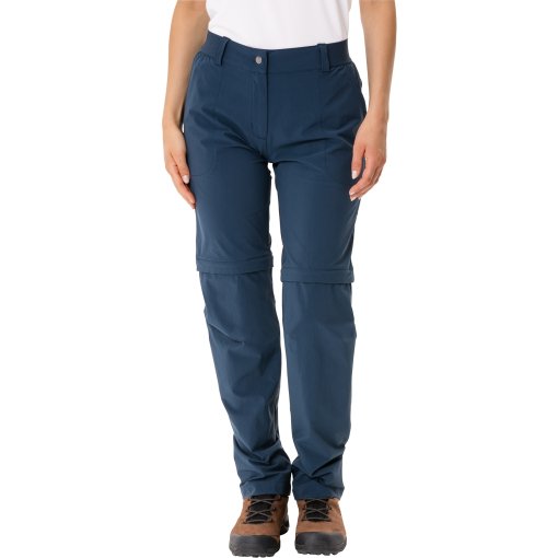 Foto de Vaude Pantalones Desmontables Mujer - Farley Stretch Zip-Off II - Regular - dark sea