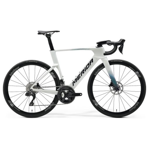 Picture of Merida REACTO 5000 - Carbon Roadbike - 2027 - pearl / blue