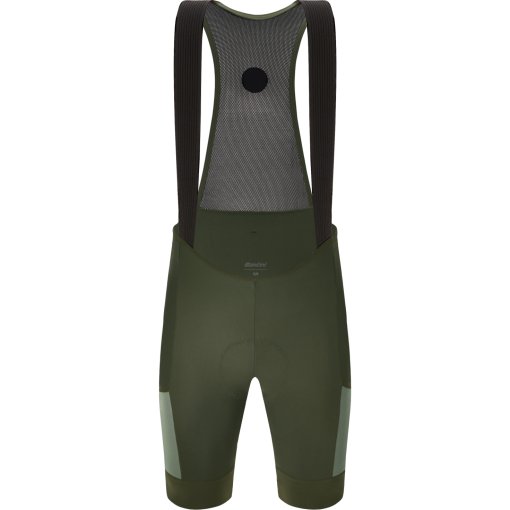 Foto de Santini Culotte Corto con Tirantes Ciclismo Hombre - Gravel 3M1075C3GRAVL - verde