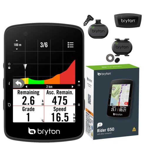 Produktbild von Bryton Rider 650 T GPS Fahrradcomputer