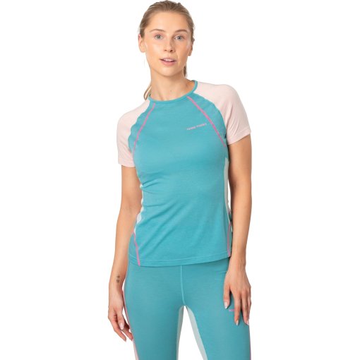 Productfoto van Kari Traa Alma Hemd met Korte Mouwen Dames - lagon