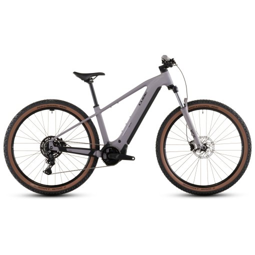 Productfoto van CUBE REACTION HYBRID Performance 600 - E-MTB - 2026 - 29“ – plumgrey / black