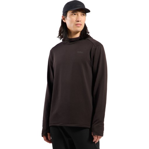 Foto de Odlo Sudadera con Capucha Running Hombre - Essentials Thermal - espresso