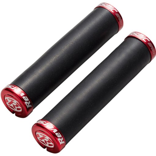 Foto de Reverse Components Seismic Ergo Puños de Bicicleta - 34mm - negro / rojo